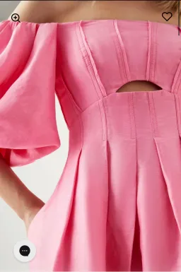 Aje Eugenie off shoulder dress  for rent on The Volte - image 3