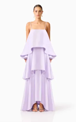 Elliatt Tilly Tiered Maxi Dress in Purple Size XS for rent on The Volte - image 1