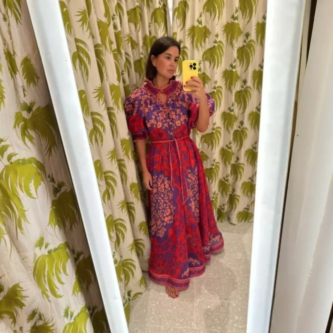 Zimmermann Raie Swing Maxi Dress Size 3 / 14 AU for rent on The Volte - main image