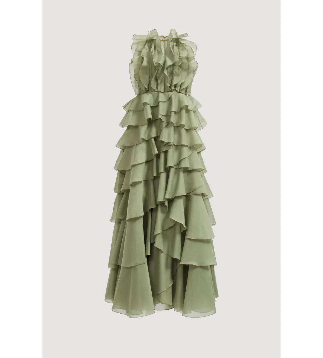 Aje Cleo Gown Moss Size 10 for rent on The Volte - main image