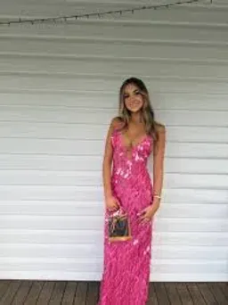 SAPPHIRE SEQUIN GOWN | MISHA for rent on The Volte - image 2