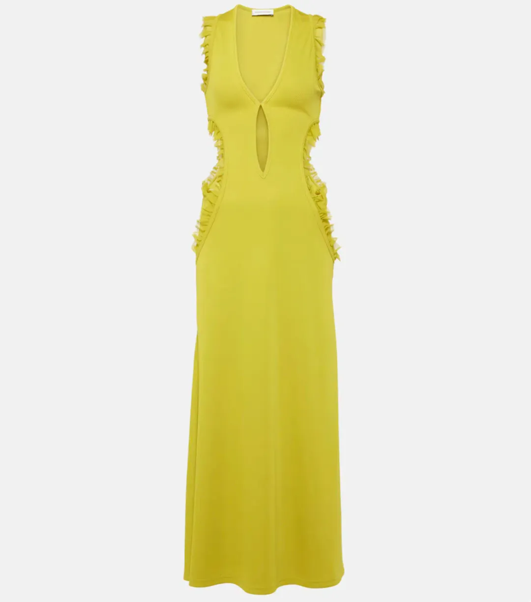 Christopher Esber Limeade Carina Plunge Dress - Size 10 AU for rent on The Volte - main image