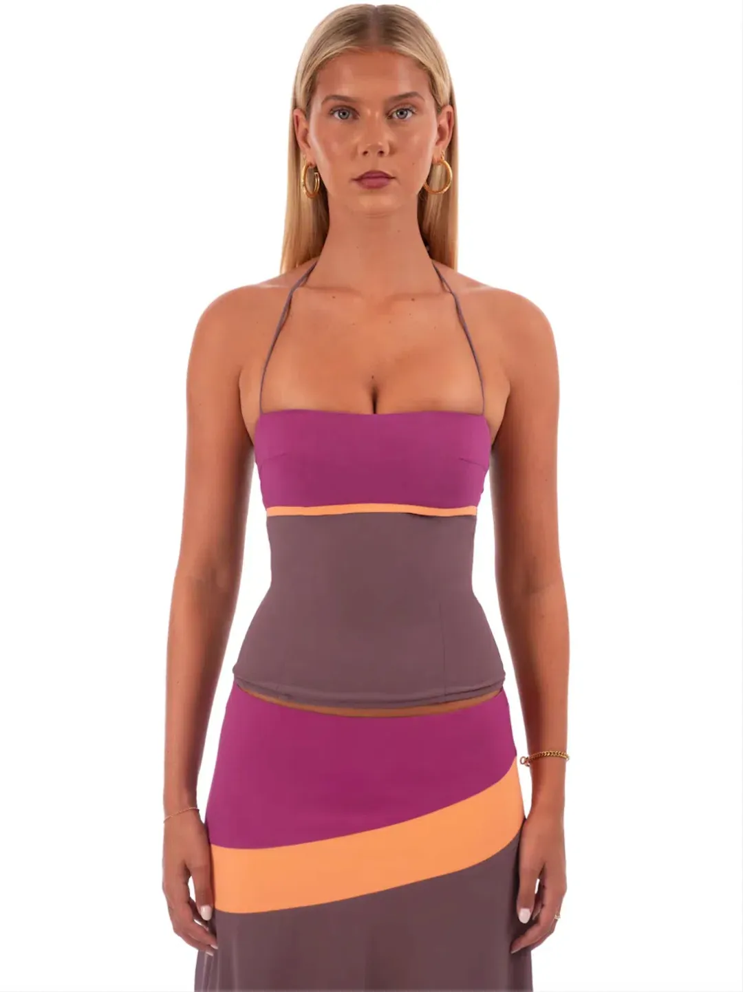 I AM DELILAH IRIS CORSET & MIDI SKIRT. SIZE S / AU 8 for rent on The Volte - main image