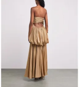 Zimmermann Alchemy Billow Maxi Dress in Champagne Size 1/AU10 for rent on The Volte - image 3