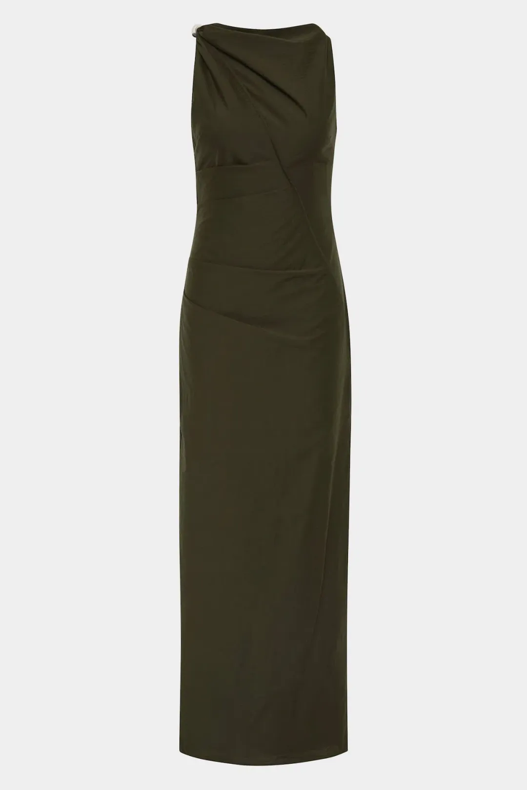 Sir the Label Sorel Maxi Dress in Dark Olive Size 3 / AU 12 for rent on The Volte - main image