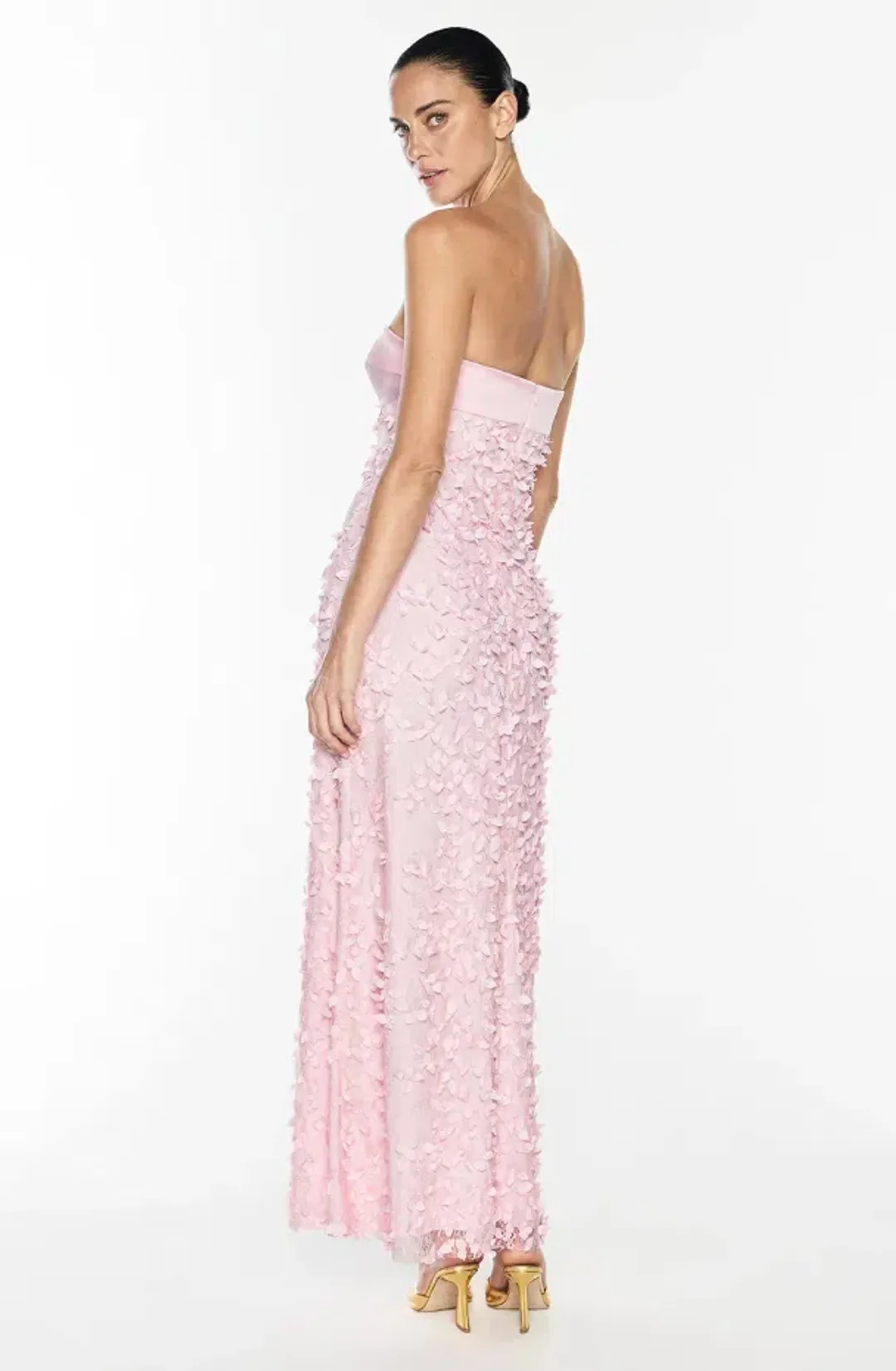 ENCHANTMENT BALCONETTE DRESS | PETAL PINK - SIZE 10 for rent on The Volte - main image
