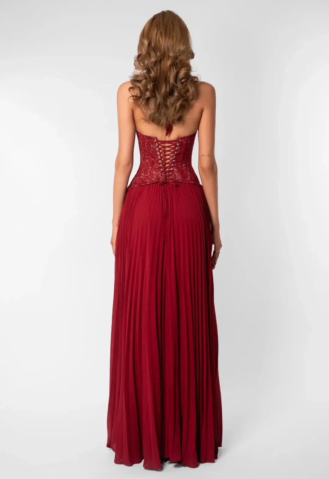 Fenity Gaia Gown Red M for rent on The Volte - main image