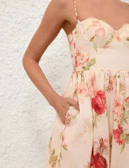 Zimmermann Roselight Picnic Midi Dress - size 1 for rent on The Volte - image 3