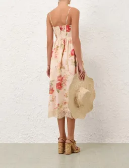 Zimmermann Roselight Picnic Midi Dress - size 1 for rent on The Volte - image 2
