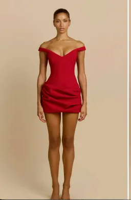 Avery Dress Red for rent on The Volte - image 1