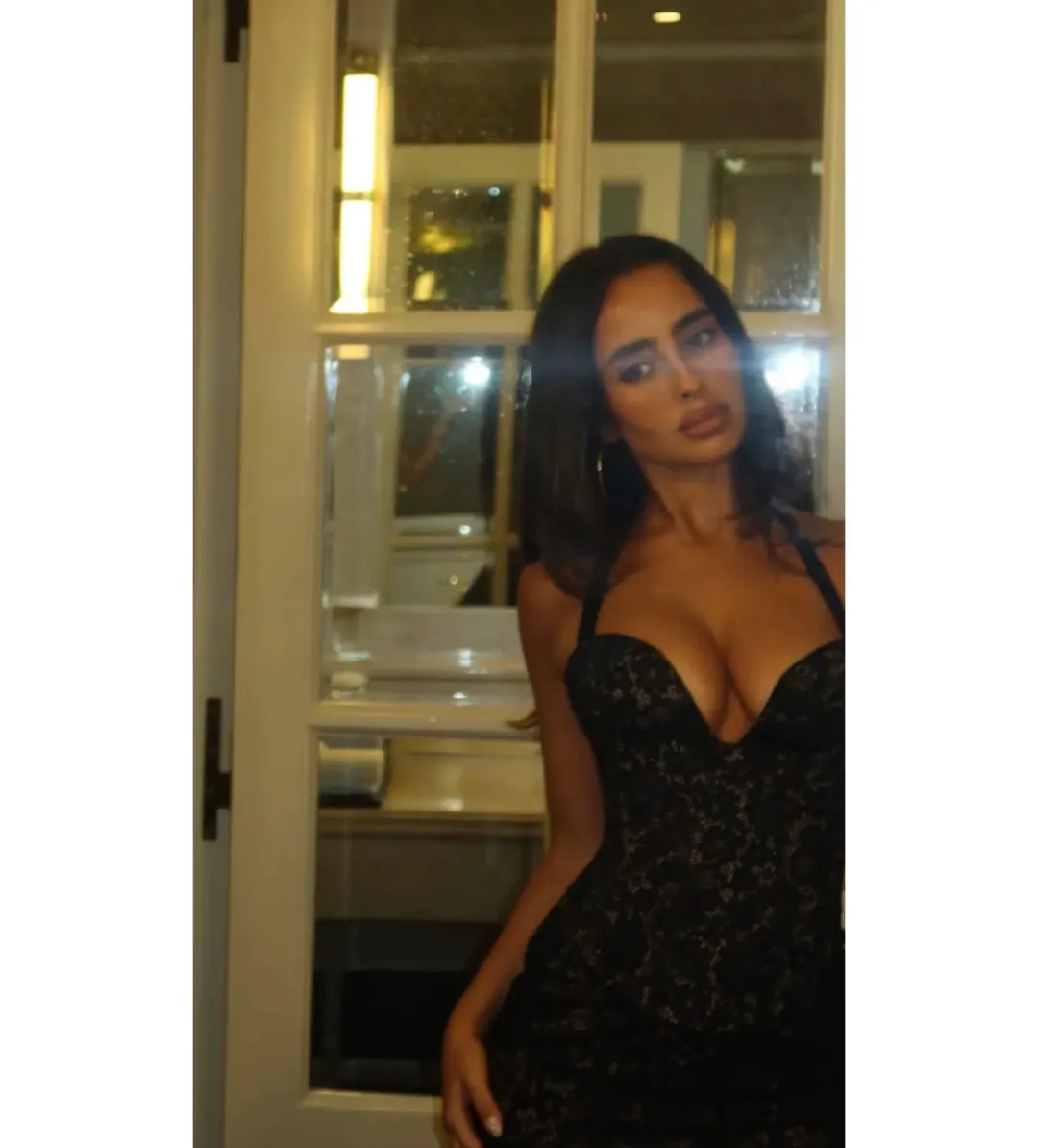 Fenity Monique Gown Black Size 6 for rent on The Volte - main image
