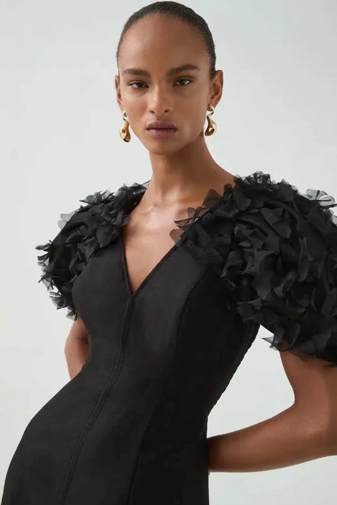 🖤 BRAND NEW AJE Muse Maxi Dress – Black – Size 12 AU Gown 🖤 for rent on The Volte - main image