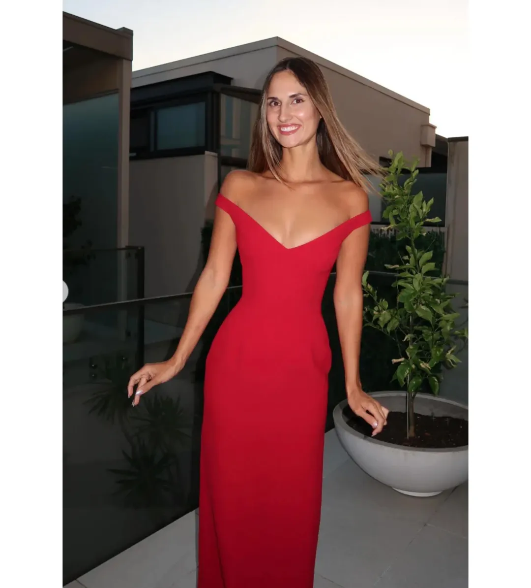 Arcina Ori Ellery Maxi Dress Red Size 8 for rent on The Volte - main image