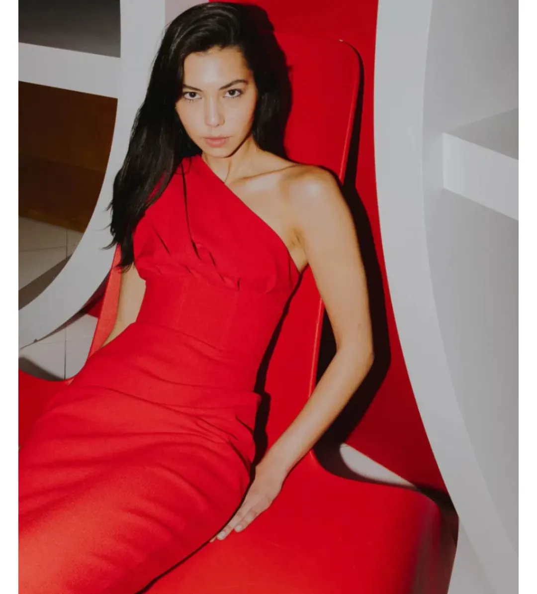 Rachel Gilbert Winnie Gown Red Size 10 for rent on The Volte - main image