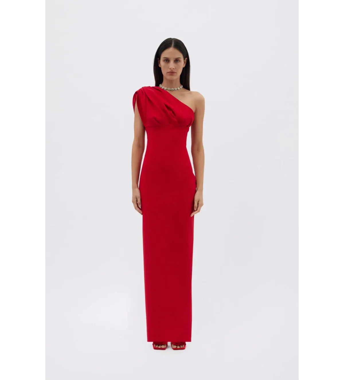 Rachel Gilbert Winnie Gown Red Size 10 for rent on The Volte - main image