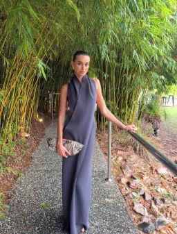 Tojha Dova Dress in Steele XS  for rent on The Volte - image 1