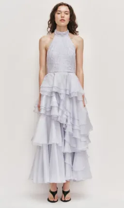 AJE Fayette Gown French Blue Size 12 for rent on The Volte - image 1