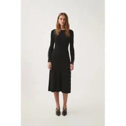 Aje Lia Midi Dress Black - Size XS  for rent on The Volte - image 1
