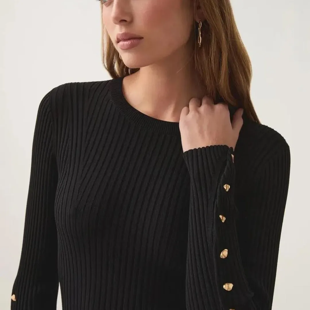 Aje Lia Midi Dress Black - Size XS  for rent on The Volte - main image