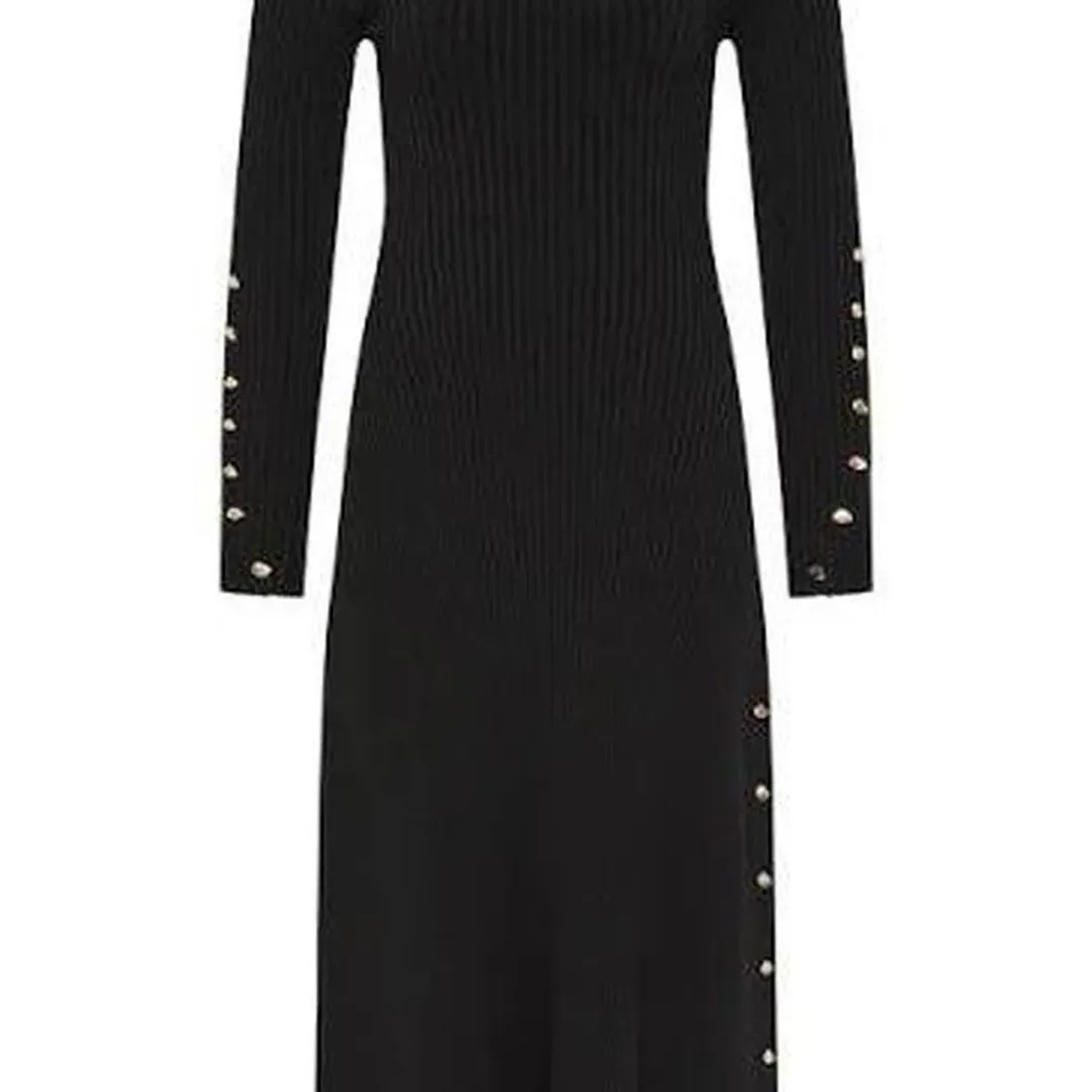 Aje Lia Midi Dress Black - Size XS  for rent on The Volte - main image