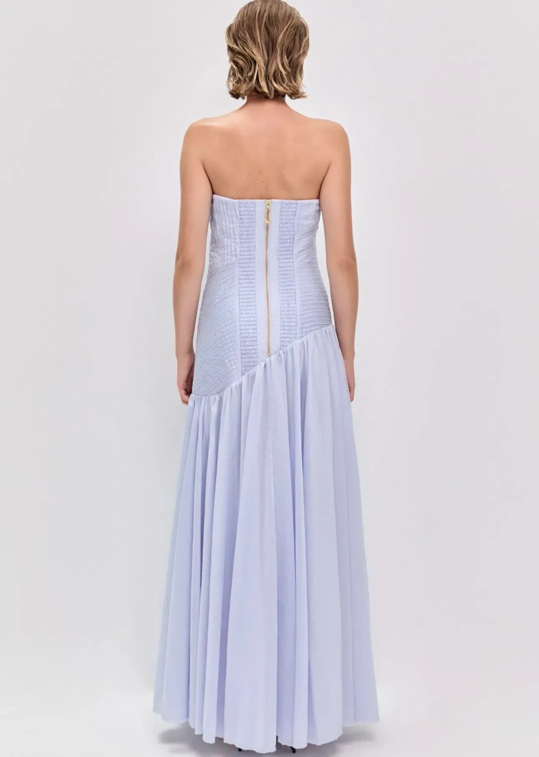 Aje Aquiline Gown Size 12 French Blue for rent on The Volte - main image