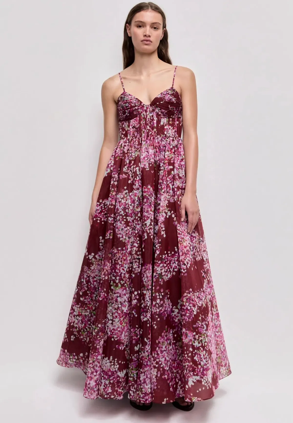 Aje Fortuna Gown size 16 Flora Blossum for rent on The Volte - main image