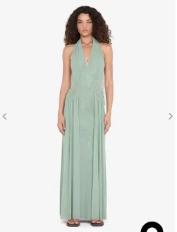 Bec & Bridge, Juniper Halter Maxi Dress, Pistachio, Size X-Small  for rent on The Volte - image 1