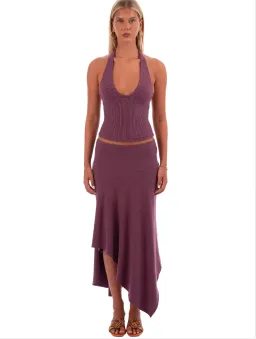 I Am Delilah Yasmin Set Plum Size XS/AU 6 for rent on The Volte - image 1