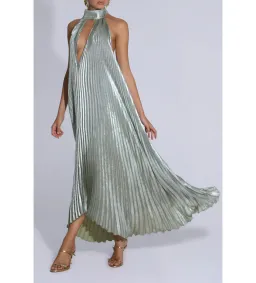 L'idee Opera Gown Sage Shimmer Size 8 for rent on The Volte - image 2