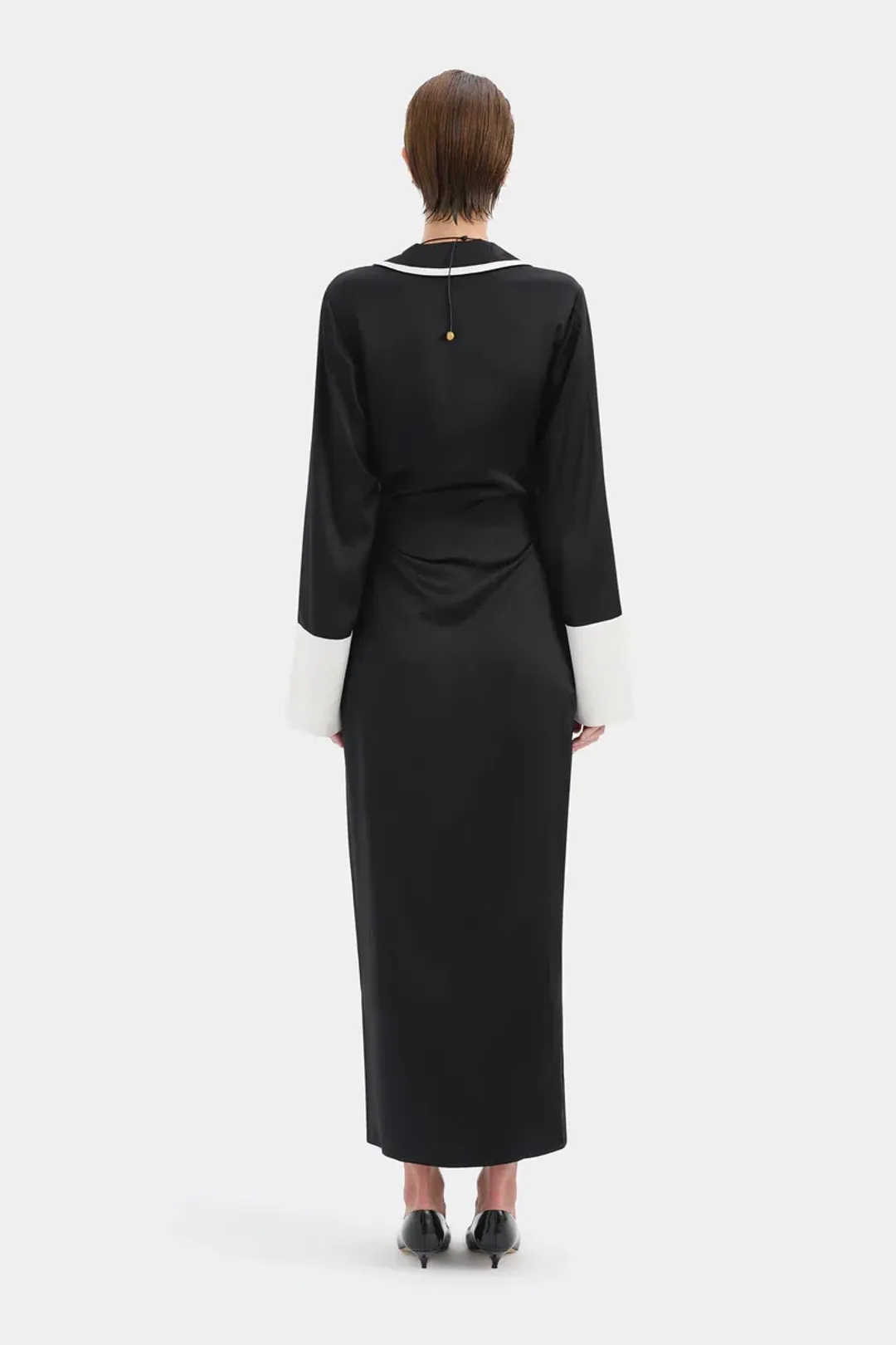 Sir The Label Yasmine Wrap Shirt Dress Size 3 for rent on The Volte - main image