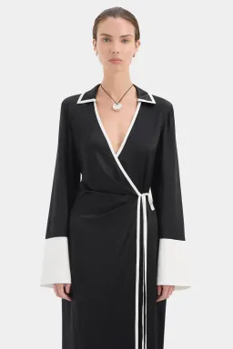 Sir The Label Yasmine Wrap Shirt Dress Size 3 for rent on The Volte - image 5