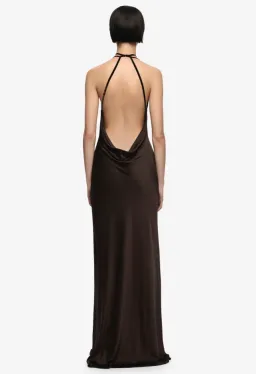 Bec & Bridge ALROSE MAXI DRESS Dark Chocolate Size 6 for rent on The Volte - image 2