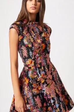 Elliatt - Blair Dress - Sequin Floral Multi - Size S for rent on The Volte - image 1