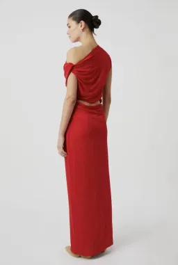 Camilla and Mark Annalise Maxie Dress in Red size 8 for rent on The Volte - image 2