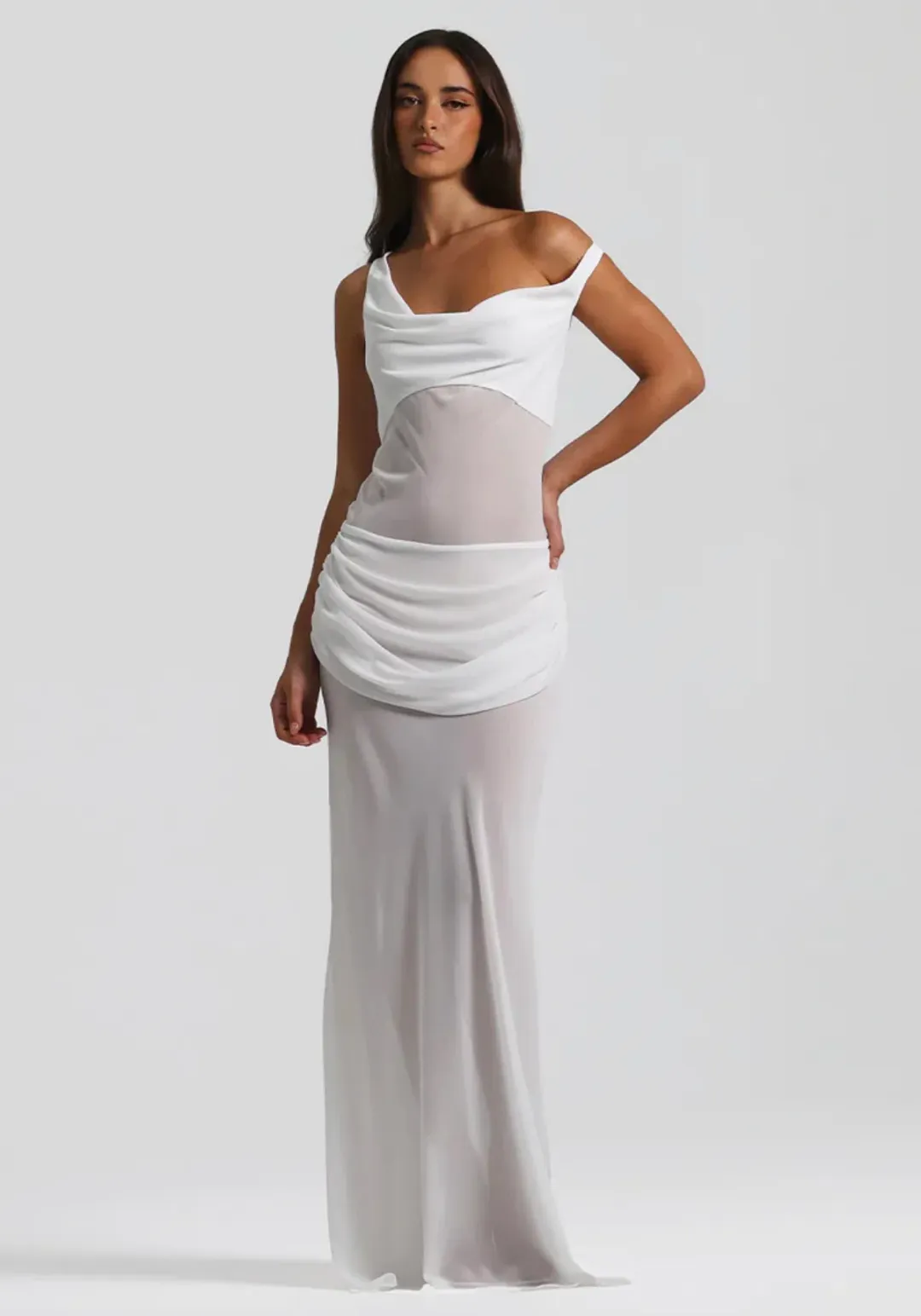 Natalie Rolt Cadence Gown / Altered length for Shorter Girls for rent on The Volte - main image