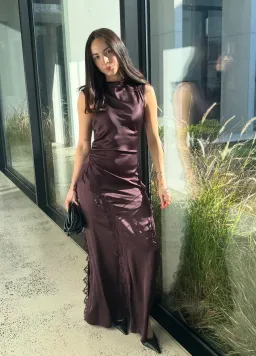 Shona Joy Allegra Lace Panelled Maxi Dress size AU 6 for rent on The Volte - image 2
