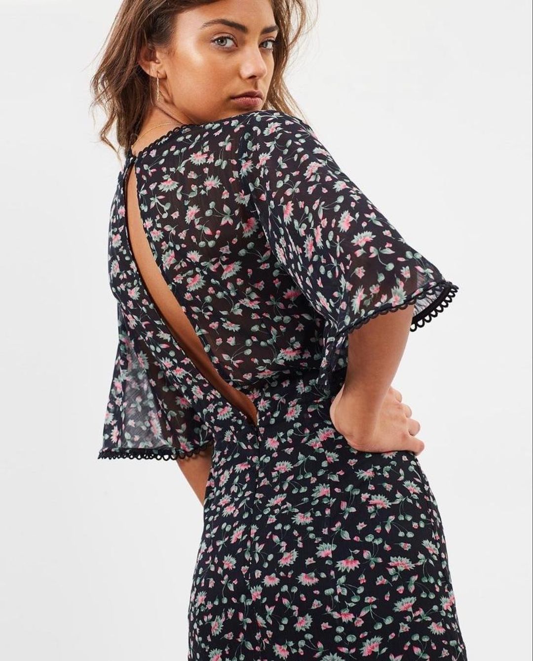 Talulah Unwavering Glamour Midi Dress for rent on The Volte - main image