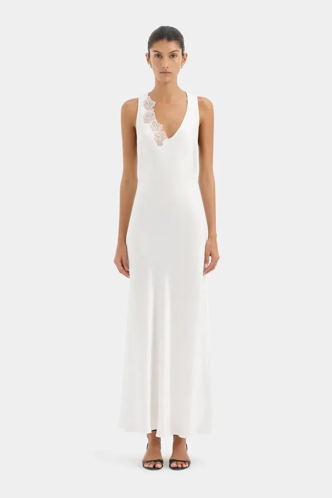 Sir Montparnasse Gown in ivory for rent on The Volte - main image