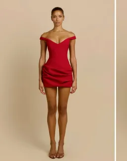 Arcina Ori Every dress red  for rent on The Volte - image 1