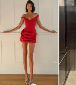 Arcina Ori Every dress red  for rent on The Volte - image 4