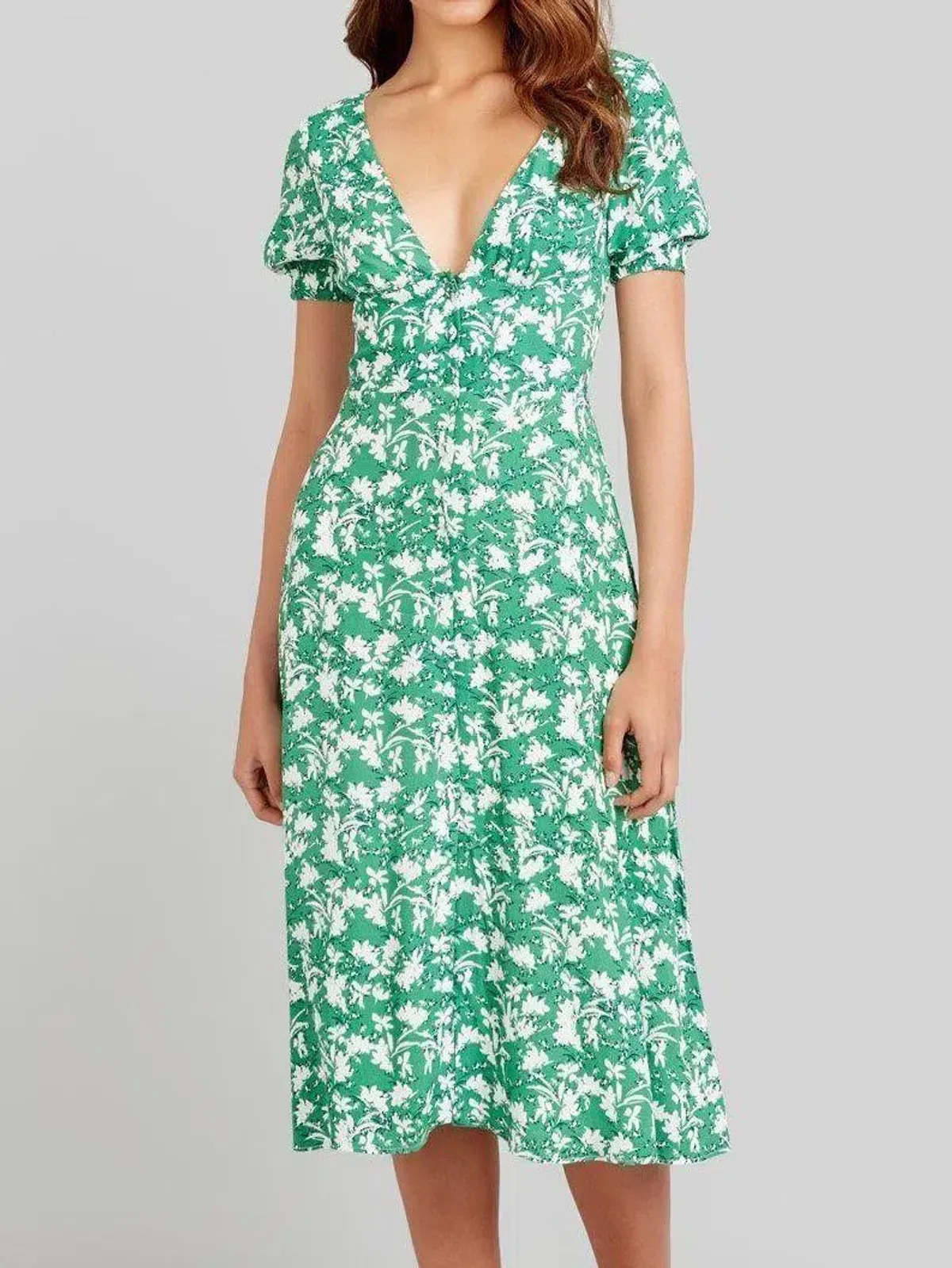 Kookai Fanfare Midi Dress Print Size 12 for rent on The Volte - main image