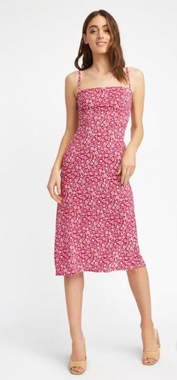 Kookai Gardenia Slip Dress Pink Size 10 for rent on The Volte - image 1