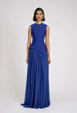 Eliyah the Label Spencer Gown Blue Size S/8 for rent on The Volte - image 1