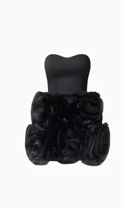 Elliatt-  Asher Strapless Mini Dress- Black- Size Medium for rent on The Volte - image 7