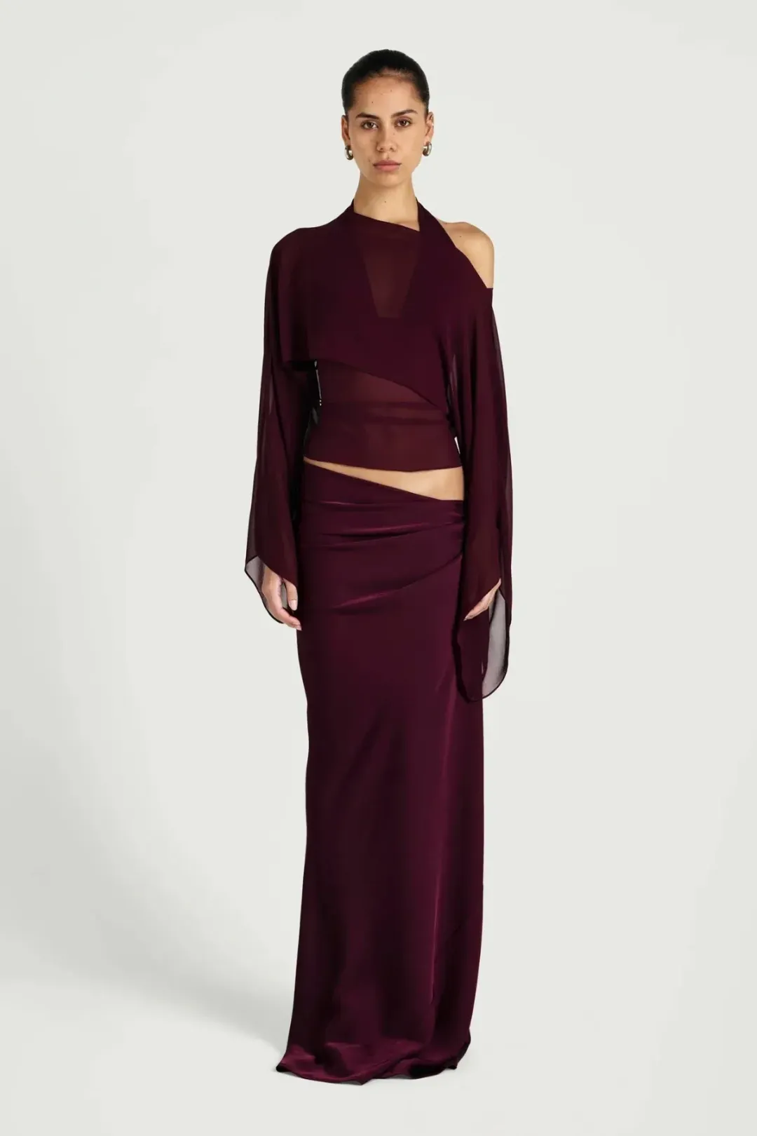 Benni Ira Maxi Dress Grape 6 for rent on The Volte - main image