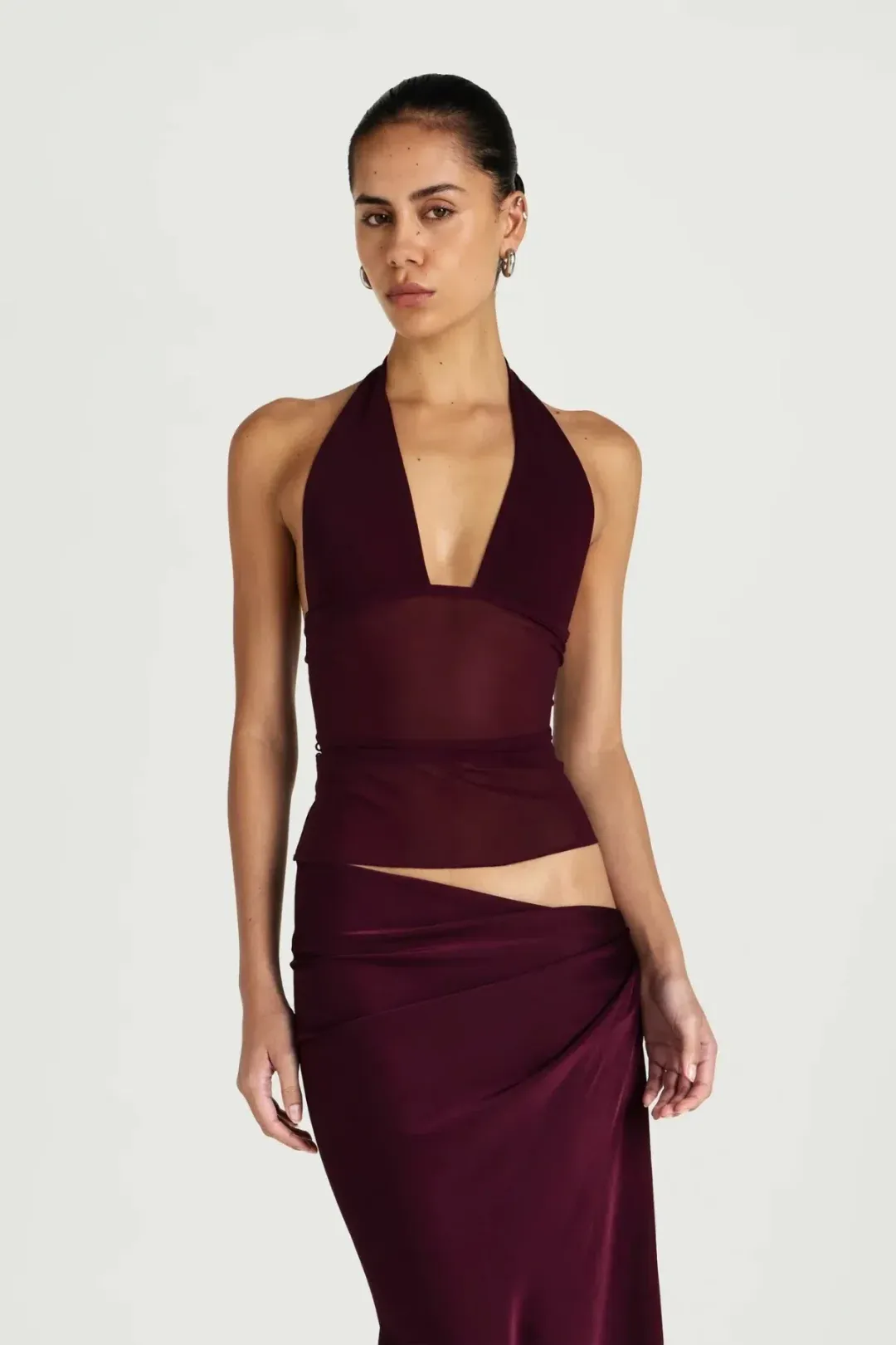 Benni Ira Maxi Dress Grape 6 for rent on The Volte - main image