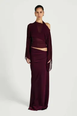 Benni Ira Maxi Dress Grape 8 for rent on The Volte - image 4
