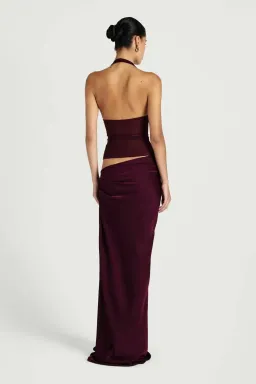 Benni Ira Maxi Dress Grape 8 for rent on The Volte - image 3