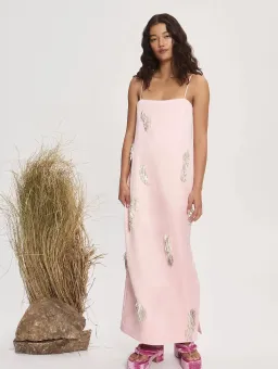 Alemais Cindy Embellished Slip Dress Size 6 for rent on The Volte - image 1