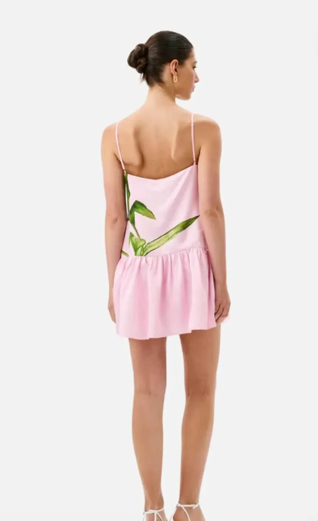 ROAME. - Livia Mini Dress- Elysium Blush Print- Size Medium for rent on The Volte - main image